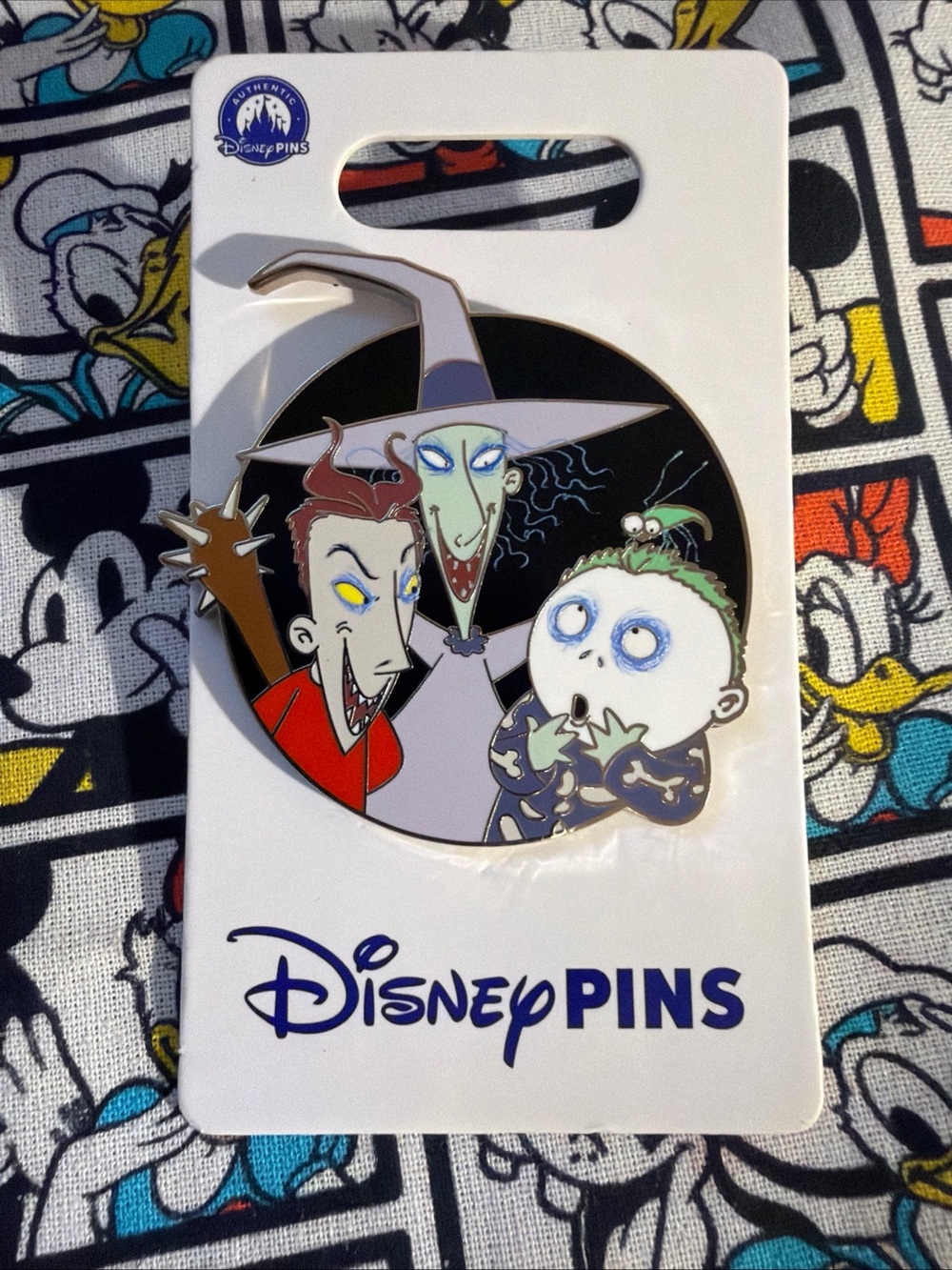 Disney Kids Costume Pin — The Nightmare Before Christmas Characters, Multi-Color